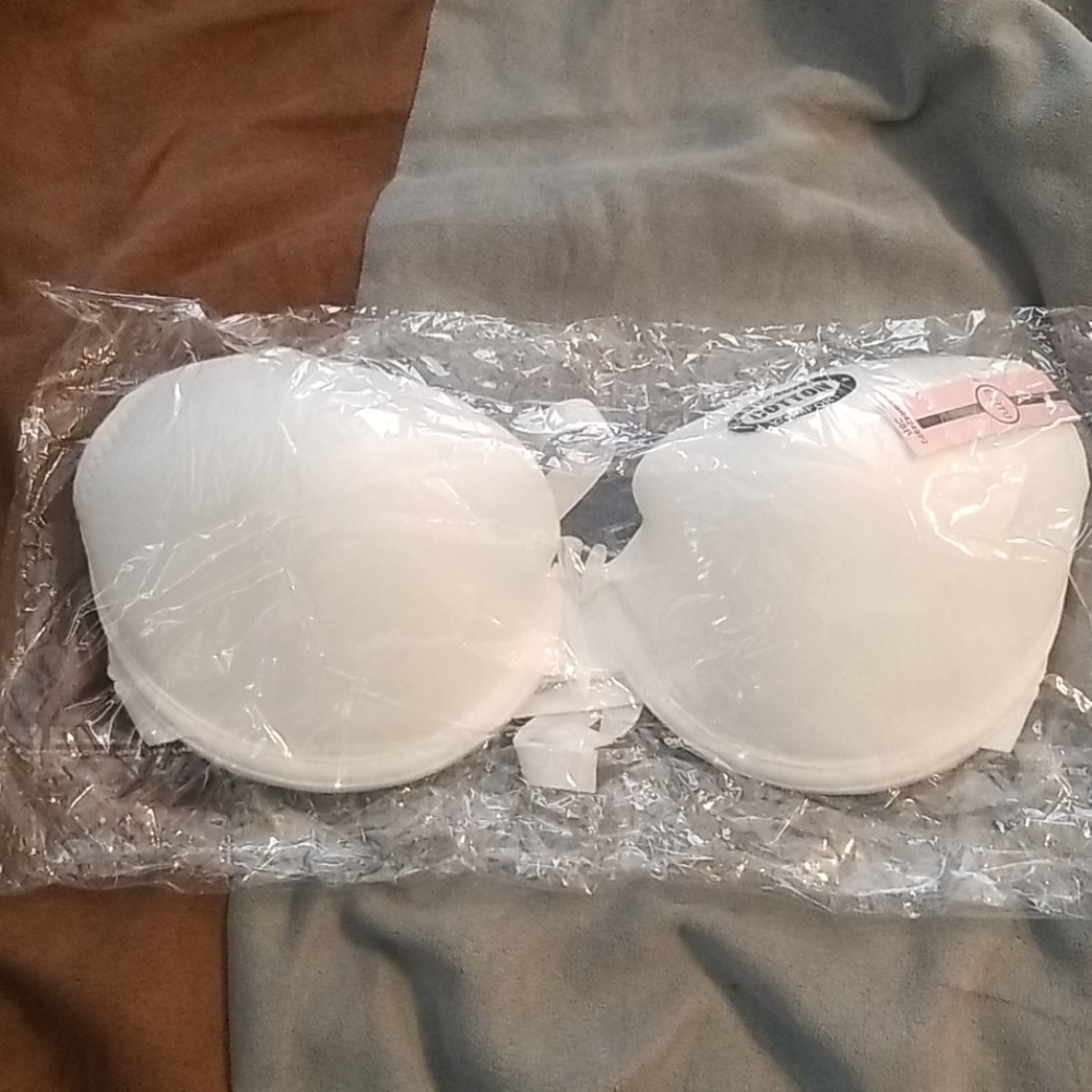 💜 Cotton White bra